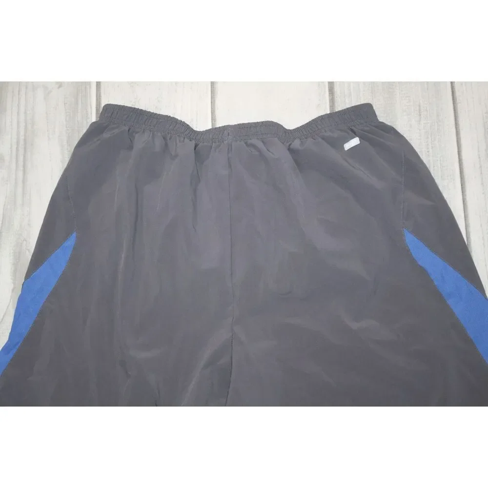 Nike Dri-FIT Athletic Running Shorts Lined Gray/Blue XL (RN# 56323 CA# 05553)